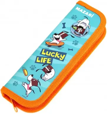 Пенал "Lucky" (1 отделение, без наполнения) (M-1798) обложка книги