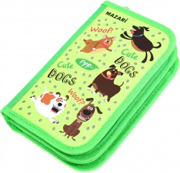 Пенал "Dogs" (2 отделения, без наполнения) (M-1818) обложка книги