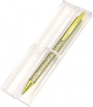 Ручка шариковая автоматическая "SHINE", синяя, металический корпус (M-7427-70) обложка книги