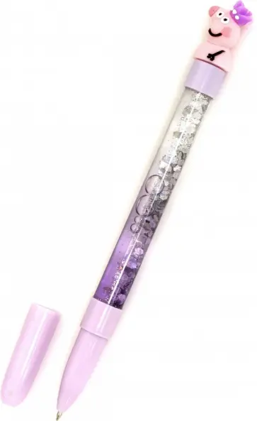 Ручка шариковая с плавающими блестками "Mult" (0,7 мм, синяя, в ассортименте) (M-7461-70) обложка книги