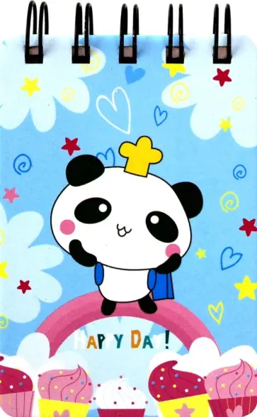 Блокнот "Happy Day" (А6, 55 листов, линия, в ассортименте) (M-3698) Блокнот "Happy Day" (А6, 55 листов, линия, в ассортименте) (M-3698) обложка книги