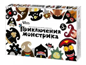 Настольная игра-ходилка "Приключения монстрика" (02885) обложка книги