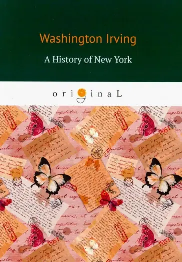 Washington Irving - A History of New York обложка книги