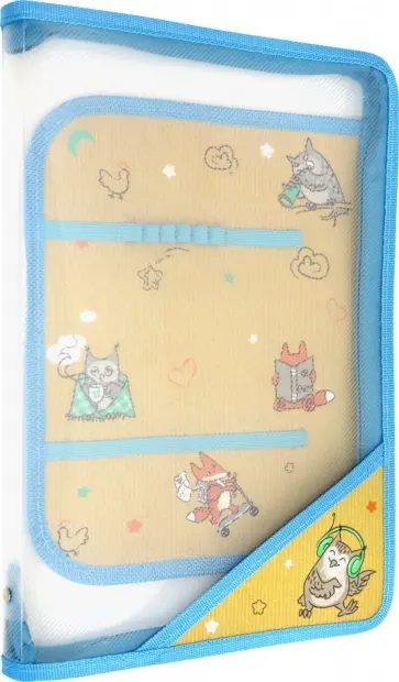 Папка для уроков труда "Зверята на бежевом", А4 (48150) обложка книги