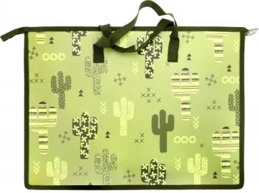 Папка для чертежей и рисунков Зелёные кактусы, А3 обложка книги