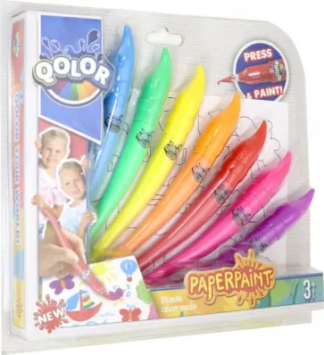 Набор фломастер-кисточка 7 цветов (500-17) обложка книги