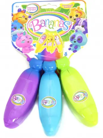 Игрушка "Bananas" связка из 3-х бананов (ВВ30000А) обложка книги