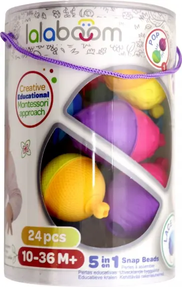 Игрушка развивающая "Lalaboom", 24 предмета (BL200) обложка книги