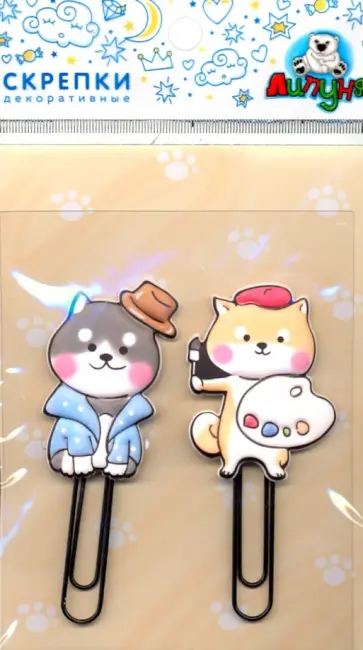 Декоративная скрепка "Фантазия" (PCL008) Декоративная скрепка "Фантазия" (PCL008) обложка книги