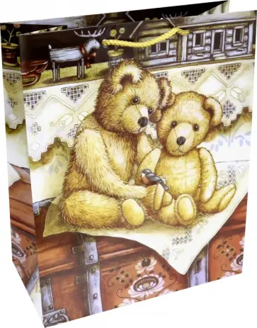 Пакет подарочный ламинированный (264х327х136 мм) (L-3226) обложка книги