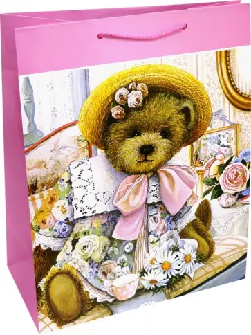 Пакет подарочный ламинированный (264х327х136 мм) (L-3223) обложка книги