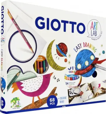 Набор для рисования "Giotto Art Lab" (68 предметов) (581400) обложка книги