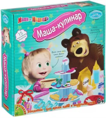 Набор "Маша и медведь. Маша-кулинар" (7080eu/ВВ1311) обложка книги