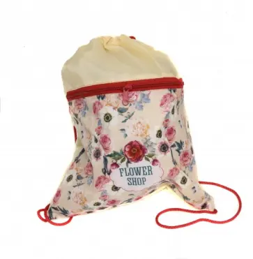 Мешок для обуви с карманом "ЦВЕТОЧНЫЙ ОРНАМЕНТ" (МО-2084) обложка книги