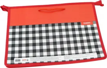 Папка А4 КЛЕТКА на шнурках (П-2142) обложка книги