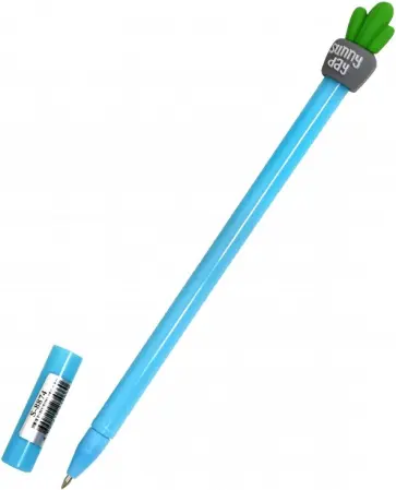 Ручка шариковая масляная "Кактусы" (синяя, в ассортименте) (S 8874) обложка книги