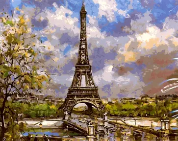 Раскраска по номерам "Париж" (40х50 см) (S-512) Раскраска по номерам "Париж" (40х50 см) (S-512) обложка книги