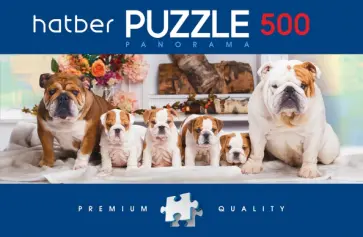 Puzzle-500 "Панорама. Собачки" (500ПЗ2_18371) обложка книги