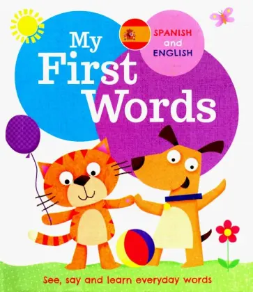 First Words (Spanish and English) board book обложка книги