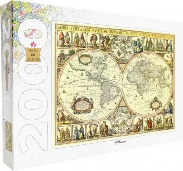 Puzzle-2000 "Историческая карта мира" (84003) обложка книги