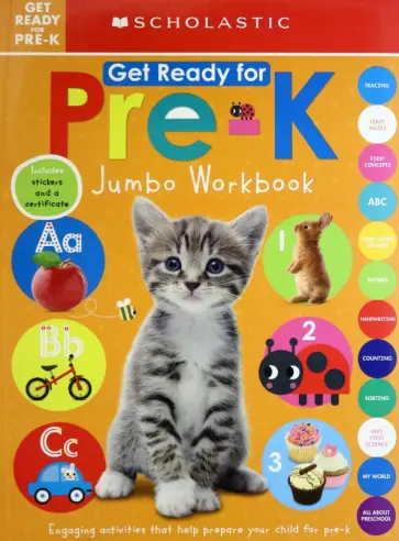 Jumbo Workbook: Get Ready for Pre-K Jumbo Workbook: Get Ready for Pre-K обложка книги