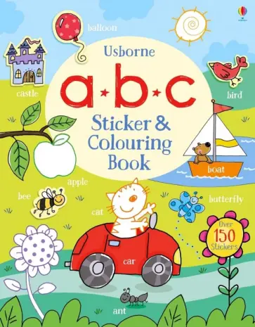 Jessica Greenwell - ABC Sticker and Colouring Book обложка книги