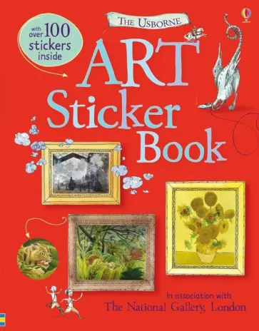 Courtauld, Davies - Art Sticker Book обложка книги