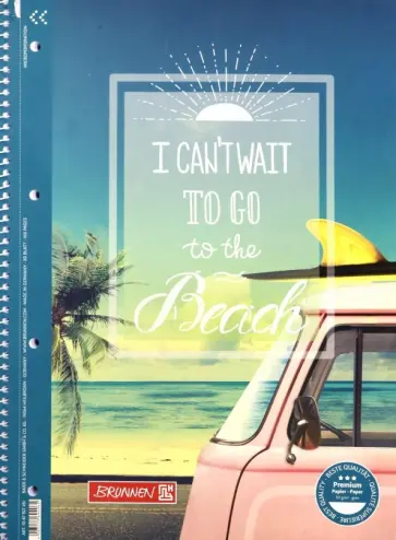 Тетрадь общая "Колледж. Beach" (80 листов, А4, линия, спираль) (67927-451) обложка книги