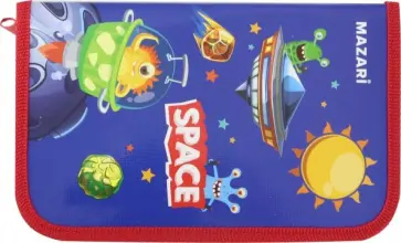 Пенал школьный Space, 1 отделение обложка книги