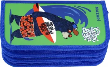 Пенал 3 отделения "Bear" ламинированный картон (M-1821) обложка книги