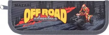 Пенал 1 отделение "Off Road" (M-1797) обложка книги