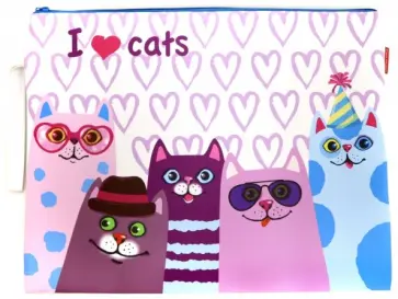 Папка для тетрадей "Котомания", А4 (14-001/03) обложка книги