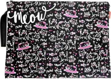 Папка для тетрадей "Контурные котята", А4, силикон (14-004/03) обложка книги