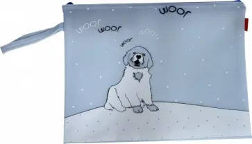 Папка для тетрадей Веселая собачка, А4 обложка книги