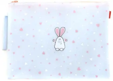 Папка для тетрадей "Зайка", А4, силикон (14-004/05) обложка книги