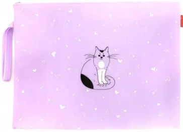 Папка для тетрадей "Котик" (А4, силикон) (14-004/06) обложка книги