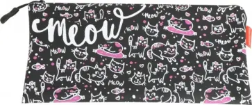 Папка на молнии Котята, А6, силиконовая обложка книги