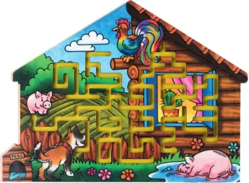 Лабиринт большой "Домик" (0051) Лабиринт большой "Домик" (0051) обложка книги