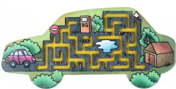 Лабиринт средний Машинка Лабиринт средний Машинка обложка книги