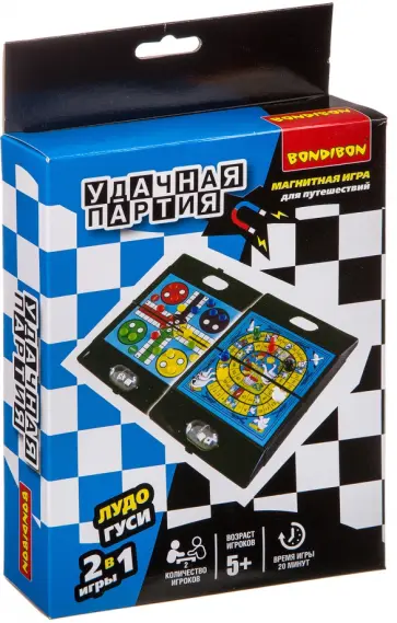 Игры 2 в 1 "Лудо. Гуси" (8661/ВВ3483) обложка книги