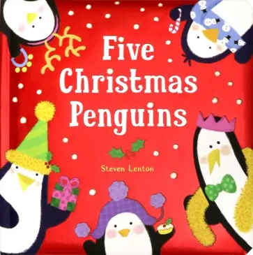 Five Christmas Penguins (board book) обложка книги