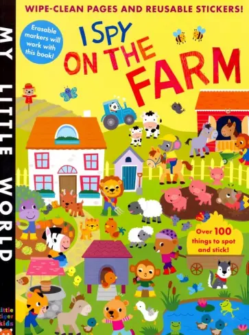 Libby Walden - I Spy On the Farm (sticker book) обложка книги