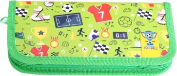 Пенал 1 отделение "ВСЕ О ФУТБОЛЕ" ламинированный картон (ПН-5854) обложка книги