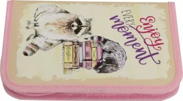 Пенал 1 отделение с откидной планкой "ЛЕНИВЫЕ ЕНОТИКИ" (ПН-1845) обложка книги