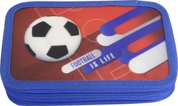 Пенал 2 отделения МЯЧ НА КРАСНОМ (ПН-2010) обложка книги