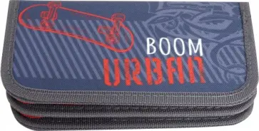 Пенал 2 отделения СТИЛЬНЫЕ НАУШНИКИ ткань (ПН-2037) обложка книги