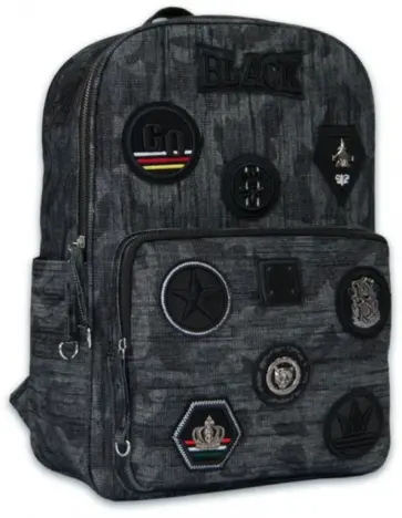 Рюкзак "Камуфляж" (черный, джинса) (46671) обложка книги