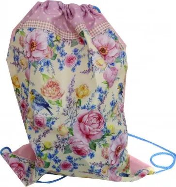 Мешок для обуви "ПТИЧКА И ЦВЕТЫ" (МО-2078) обложка книги