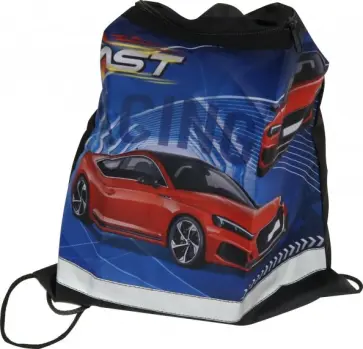 Мешок для обуви с карманом и светоотражателем "КРАСНЫЙ АВТОМОБИЛЬ" (МО-6230) обложка книги