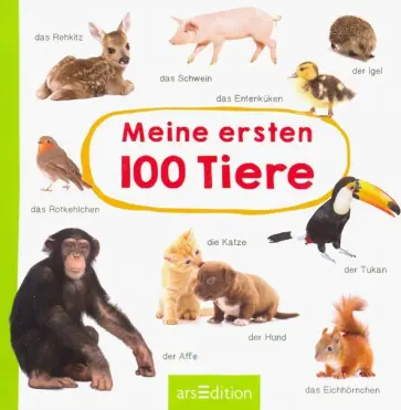 Meine ersten 100 Tiere Meine ersten 100 Tiere обложка книги